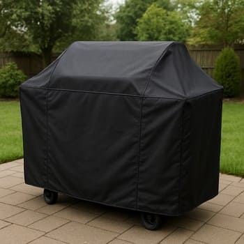 Həyət qrilinin üzərində qoruyucu örtük