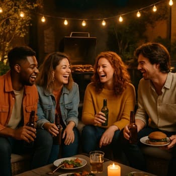 Dostlarla həyət qril axşamı